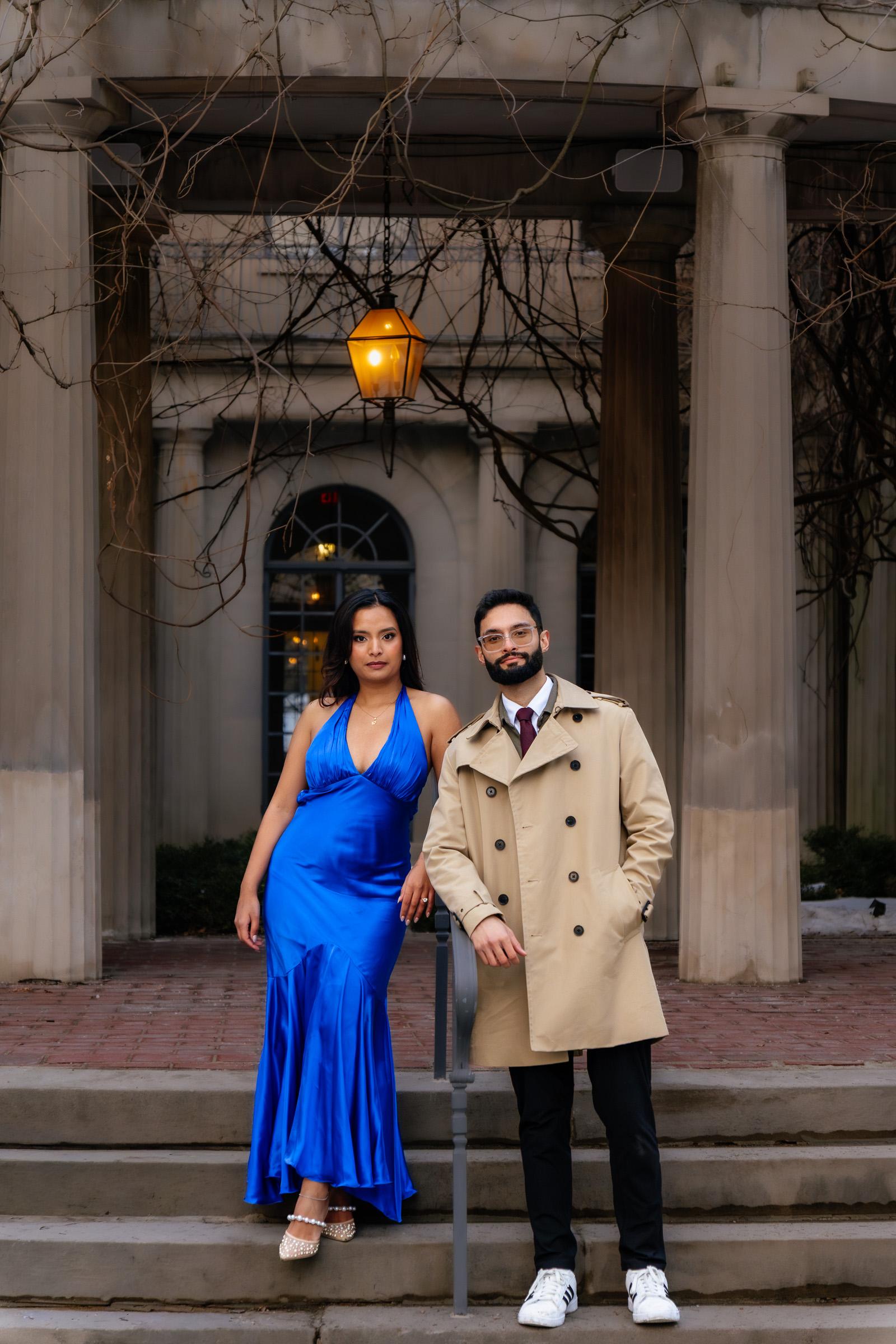 Karthik & Sunayna share a tender moment in New York City.