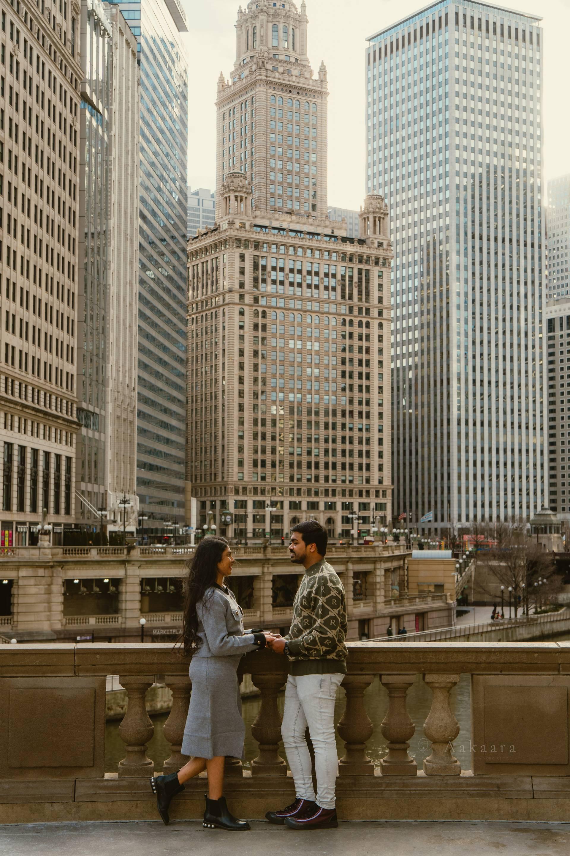 Sai Srinivas & Akruthi in an intimate portrait session in New York.
