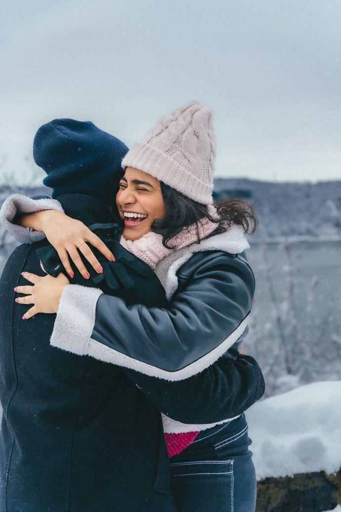 Sripad & Ritika share a candid moment in Brooklyn.