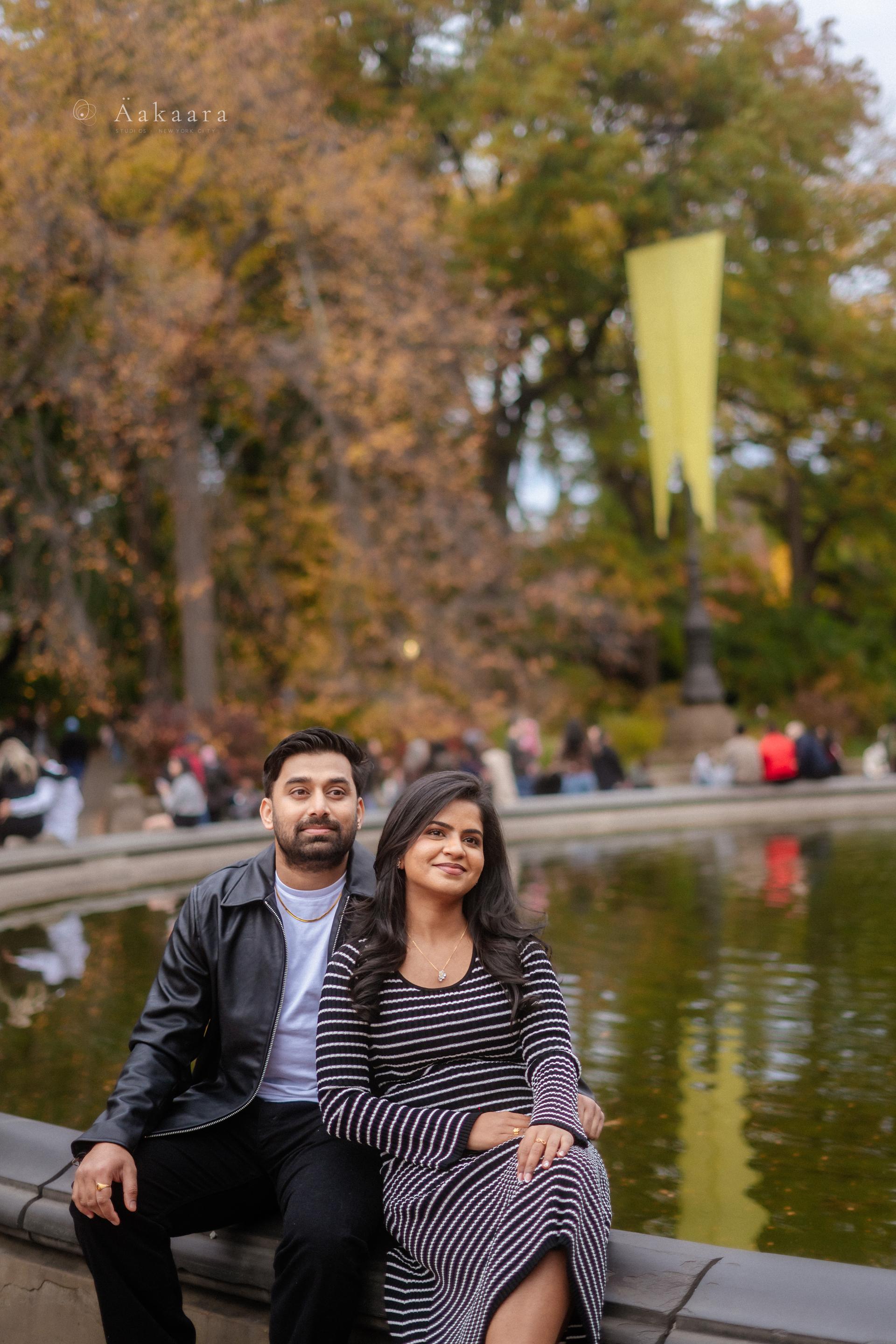 Portrait of Suprith and Pragnya.