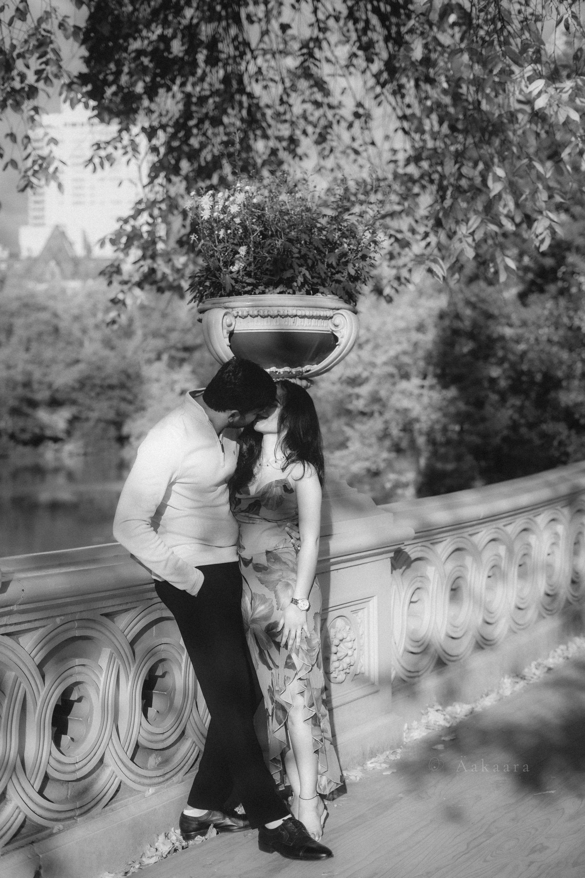Yogesh & Rishitha photographed by Aakaara Studios in DUMBO.